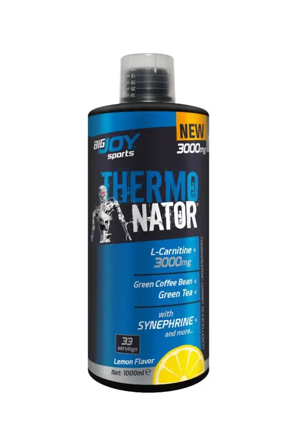 L-Karnitin Thermo Nator Limon Aromalı 1000 ml 3000mg 33 Servis L Carnitine - 1