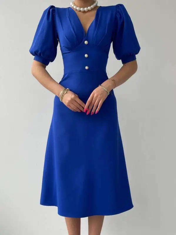 Linda Midi Elbise - 2