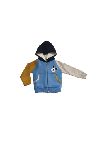 Lined Knit Baby Cardigan - A BABY (1)