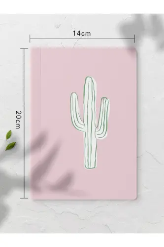 Lined Notebook Set - Pink - 4 Pieces - 14cm*20cm - 64 Pages - Pink - 3