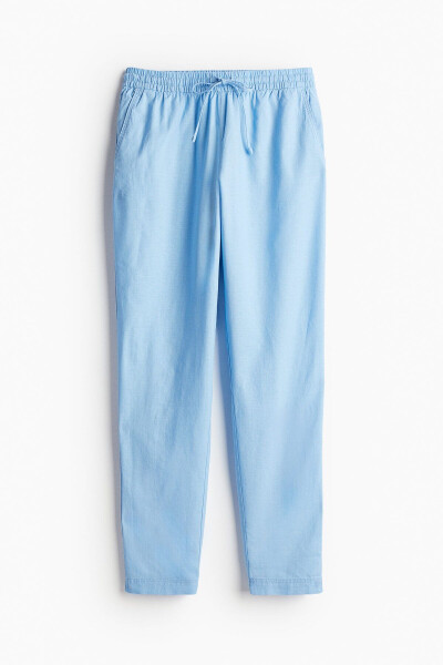 Linen blend jogger pants - 2