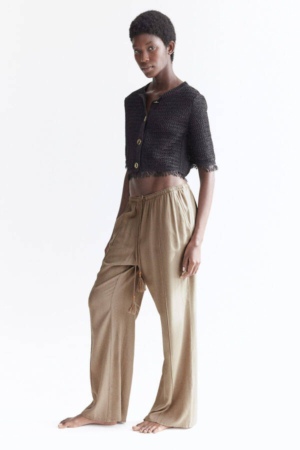 Linen blend pants - 1