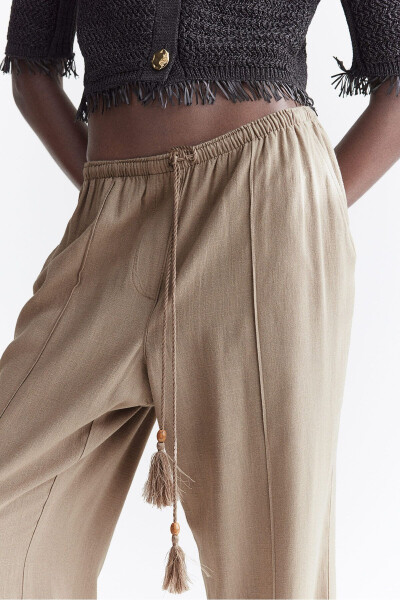 Linen blend pants - 3