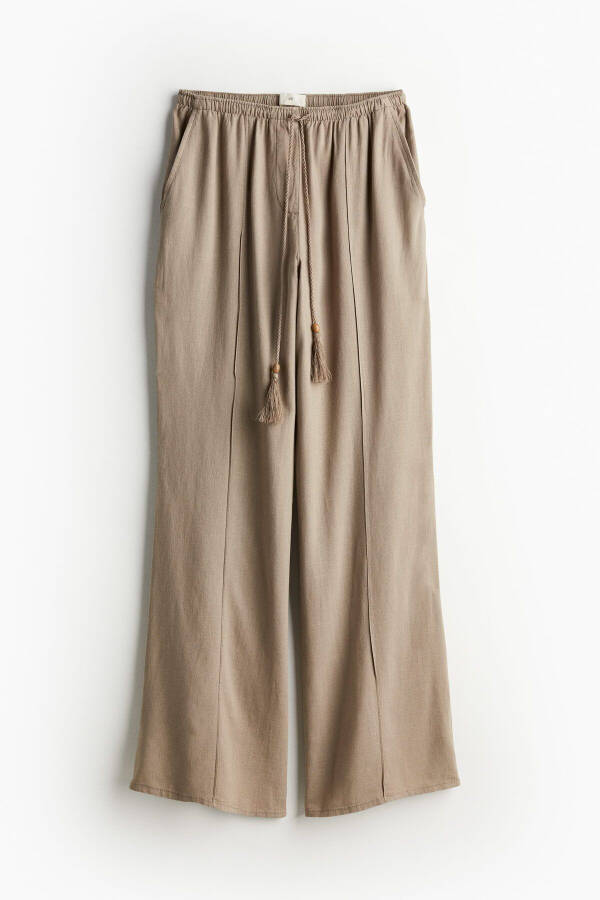 Linen blend pants - 4