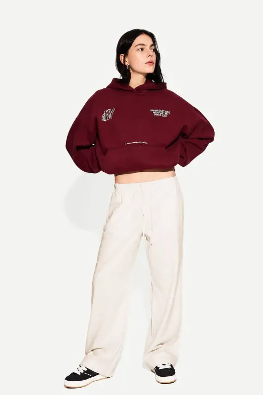 Linen-blend pants with an elastic waistband. - 3