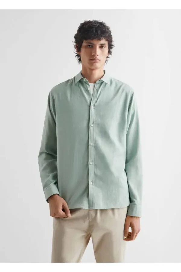 Linen Blend Shirt - 1