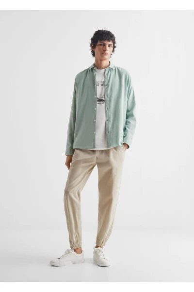 Linen Blend Shirt - 2