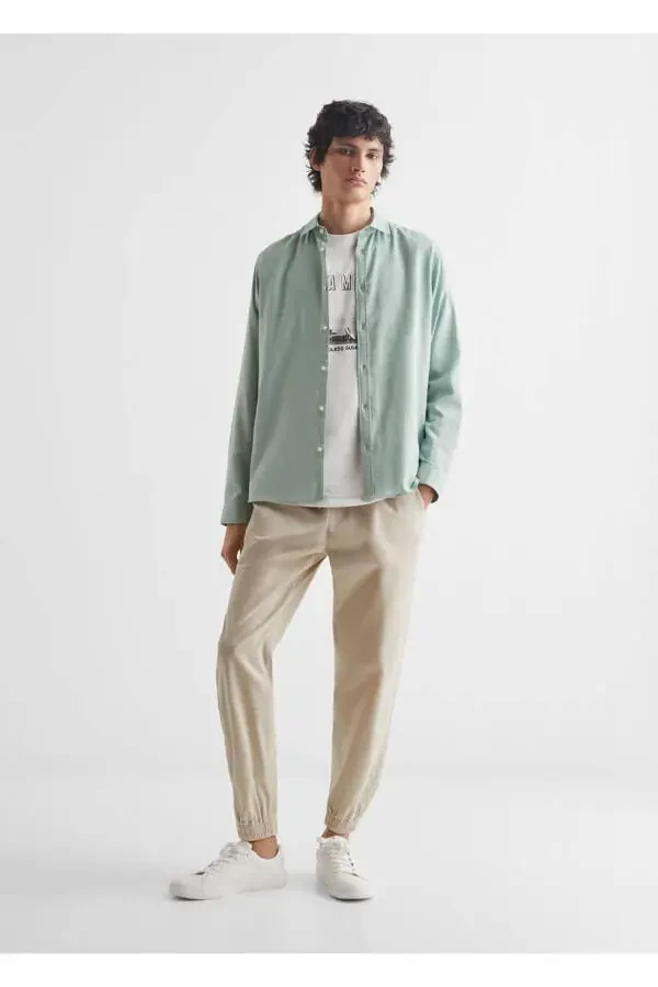 Linen Blend Shirt - 2