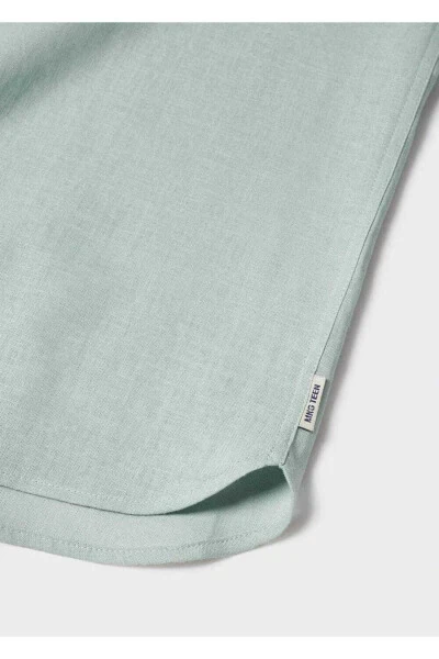 Linen Blend Shirt - 5