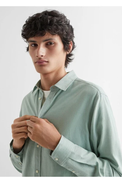 Linen Blend Shirt - 6