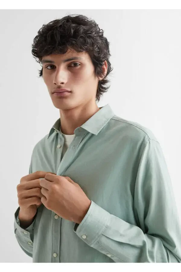 Linen Blend Shirt - 6