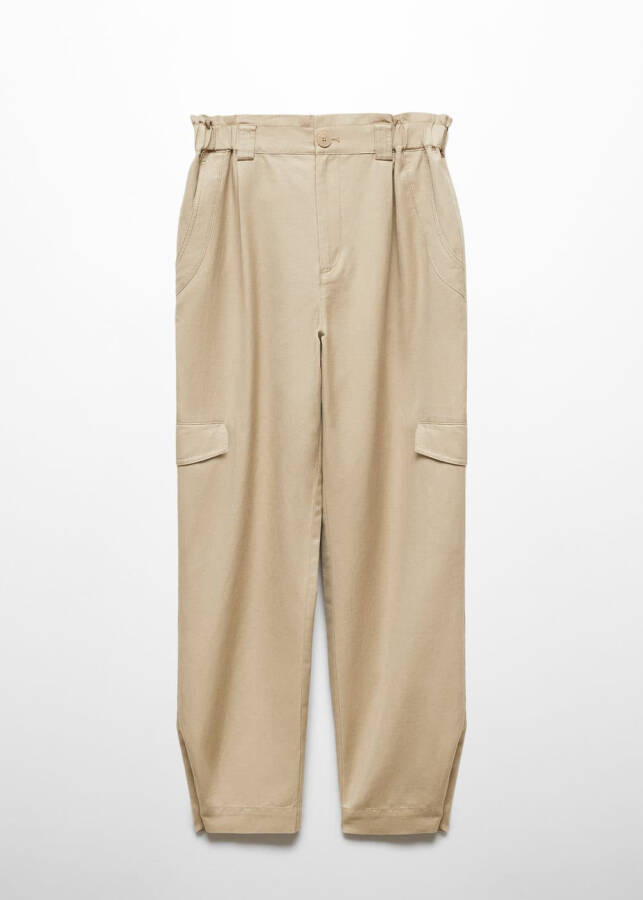 Linen Cargo Pants - 9