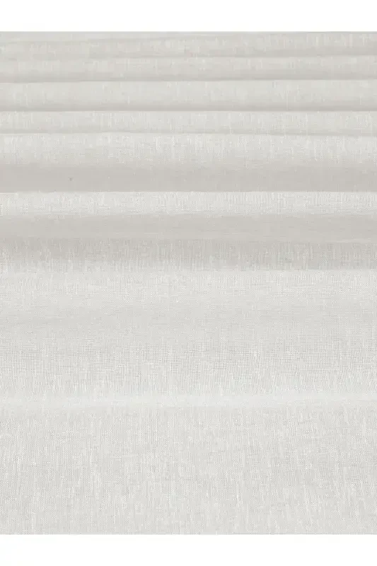 Linen Look Ecru Color High Quality Ironless Tulle P-Ecru Suitable for Every Room Best Seller - 3