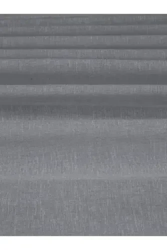 Linen Look Grey Color High Quality Ironless Tulle Pe-Grey Suitable for Every Room Bestseller - 3