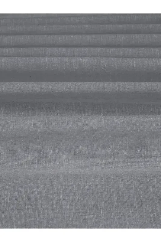 Linen Look Grey Color High Quality Ironless Tulle Pe-Grey Suitable for Every Room Bestseller - 3