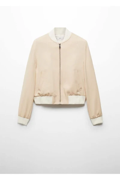 Linen lyocell bomber jacket - 3