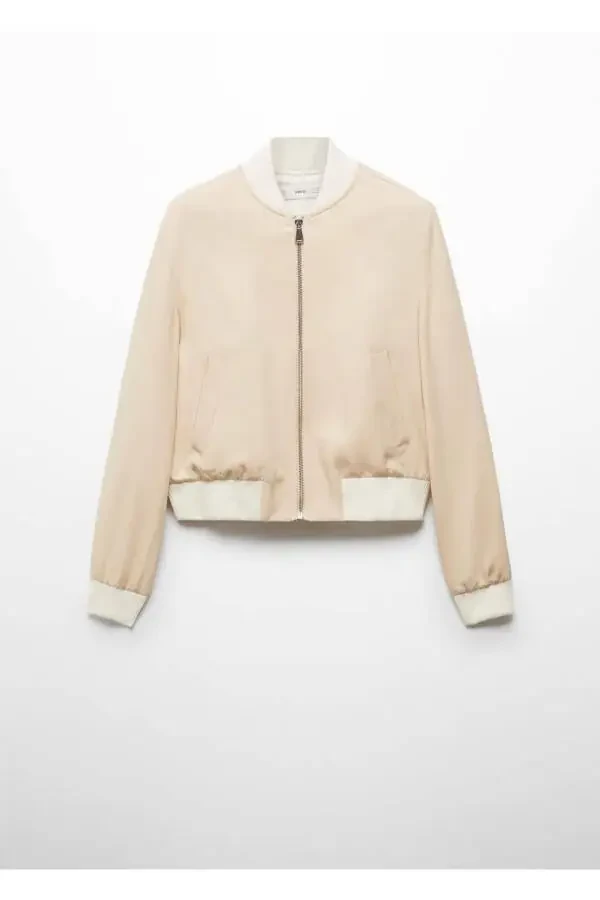 Linen lyocell bomber jacket - 3