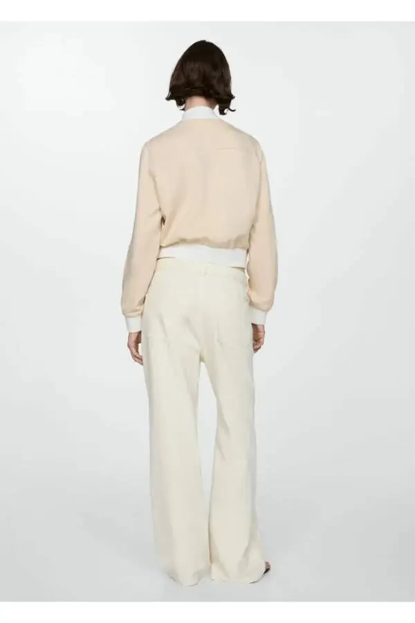 Linen lyocell bomber jacket - 4