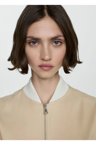 Linen lyocell bomber jacket - 6