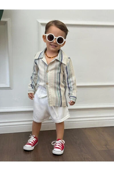 Linen Shirt for Kids and Babies, Festive and Special Occasion Wear - Modazone