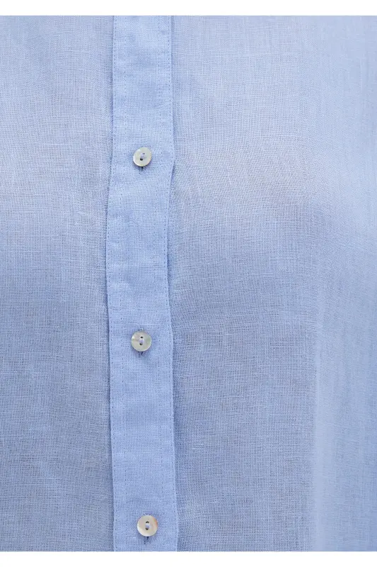 Linen Shirt Loose Fit 1210747-8 - 7