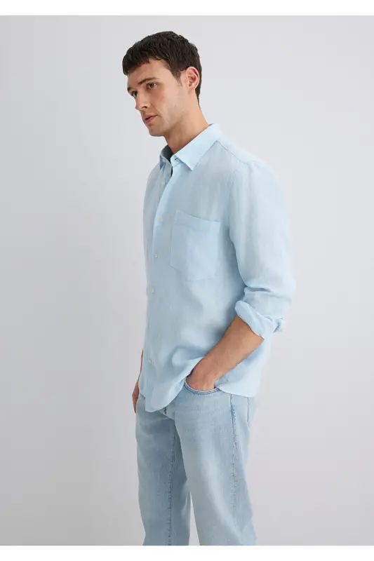 Linen Shirt Regular Fit / Regular Fit 0211472-70 - 3