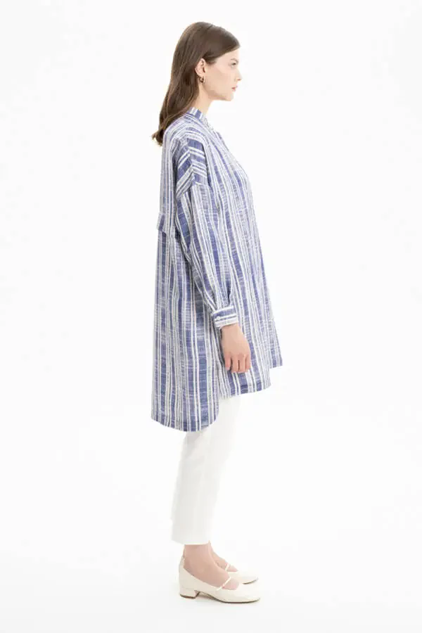 Linen Striped Tunic - 2
