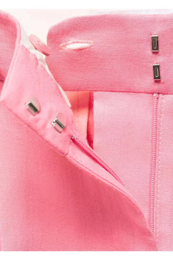 Linen Suit Pants - 5