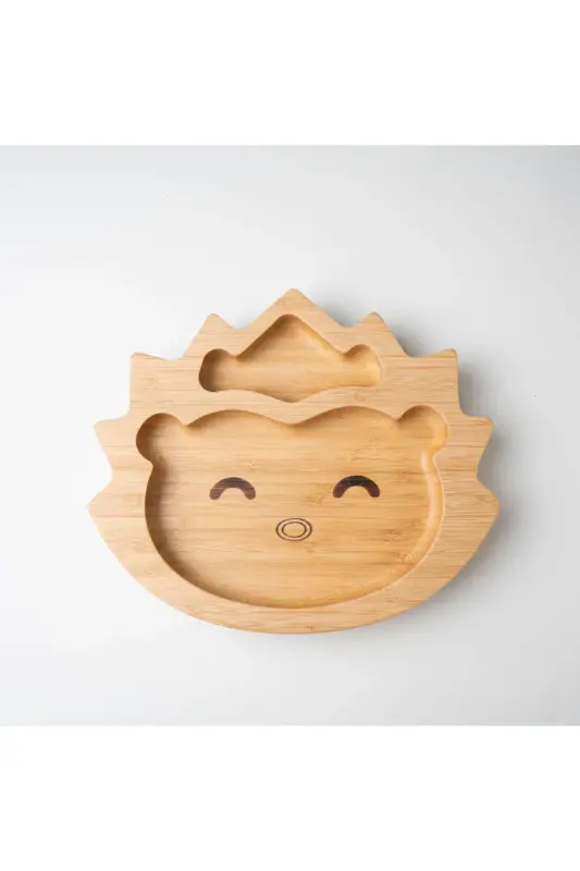 Lion Bamboo Compartment Plate - 2