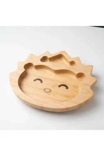 Lion Bamboo Compartment Plate - 3