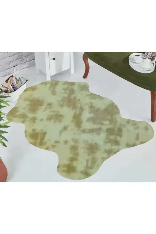Lion Fur Rug Non-Slip Base Suitable for Wet Floors Machine Washable-Lion - 1