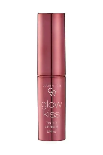 Lip Balm - Gr Glow Kiss Tinted Lip Balm Peach Shake No: 04 (8691190440817) - Pink - GOLDEN ROSE (1)