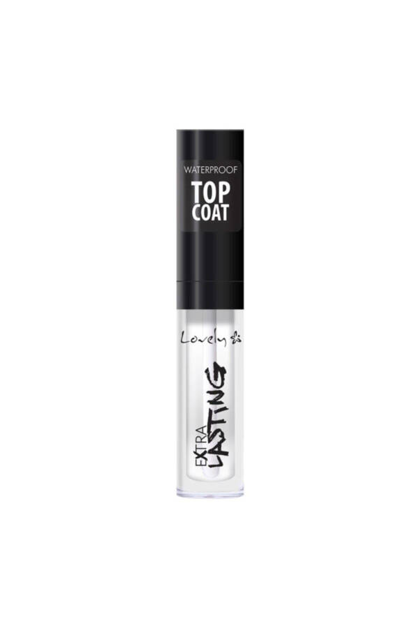 Lip Gloss Extra Lasting Waterproof Top Coat Suya Dayanıklı Dudak Parlatıcısı - No Color - 2