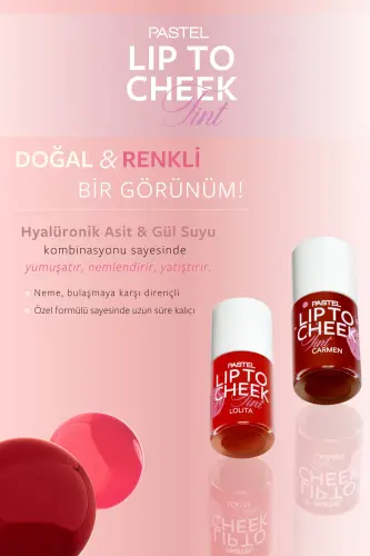 Lip To Cheek Tint Carmen Lipstick And Blush-Pink - 7