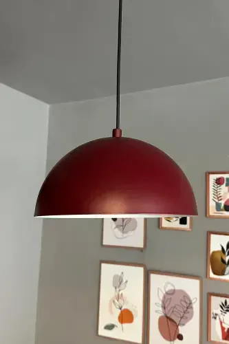 Lipeo Avize Tekli Sarkıt Salon Mutfak Kuaför Cafe Lamba Dekoratif Aydınlatma Pastane-vişne çürüğü - 3