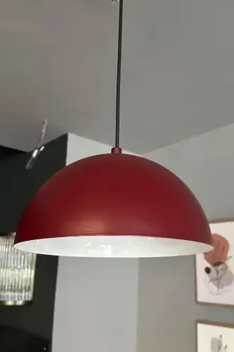 Lipeo Avize Tekli Sarkıt Salon Mutfak Kuaför Cafe Lamba Dekoratif Aydınlatma Pastane-vişne çürüğü - 6