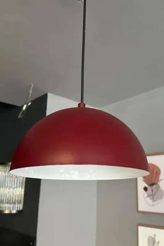 Lipeo Avize Tekli Sarkıt Salon Mutfak Kuaför Cafe Lamba Dekoratif Aydınlatma Pastane-vişne çürüğü - 6