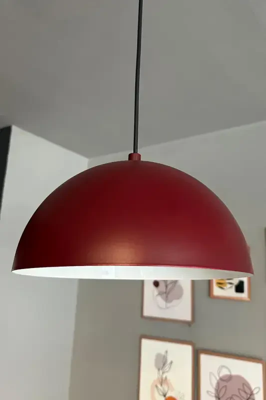 Lipeo Avize Tekli Sarkıt Salon Mutfak Kuaför Cafe Lamba Dekoratif Aydınlatma Pastane-vişne çürüğü - 7