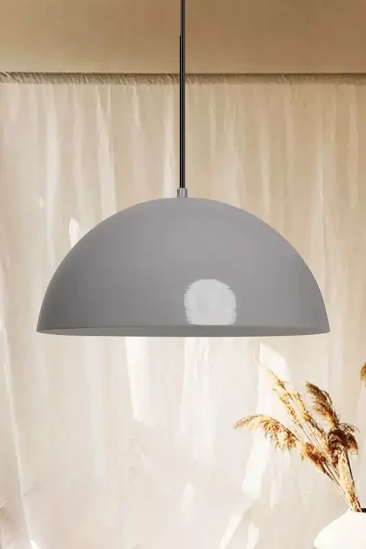 Lipeo Gray Chandelier Single Pendant Living Room Kitchen Hotel Cafe Lamp Lighting Hairdresser Shop Store-Gray - BAMYUM