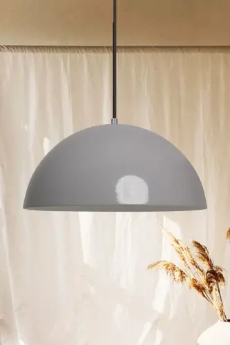 Lipeo Gray Chandelier Single Pendant Living Room Kitchen Hotel Cafe Lamp Lighting Hairdresser Shop Store-Gray 