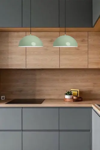 Lipeo Mint Green Chandelier Single Pendant Living Room Kitchen Hairdresser Cafe Lamp Decorative Lighting Nursery-Mint Green - 6