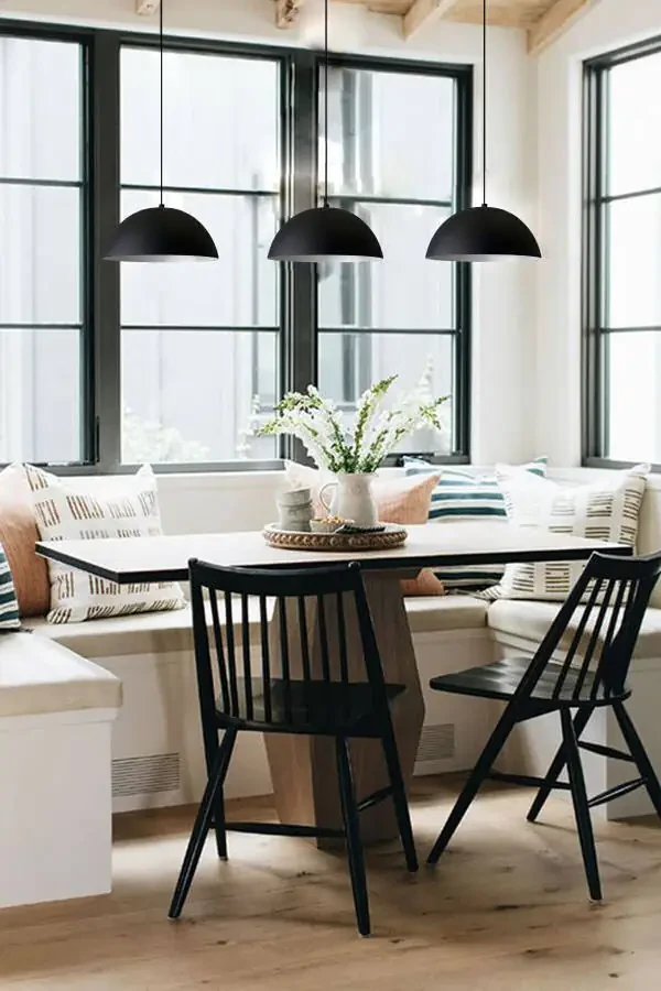 Lipeo Qora Rangli Avize Yolg'iz Osilib Turadigan Salon Oshxona Soch Tarash Lampasi Yoritish Do'kon Do'kon Avizalari - 4