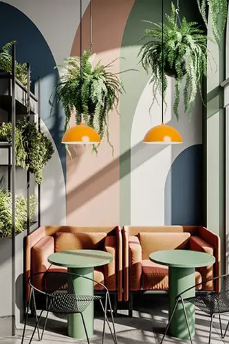 Lipeo Sariq Qandil Yagona Osma Salon Oshxona Sartaroshxona Kafe Chiroq Dekorativ Yoritish Qandolat-Sariq - 4