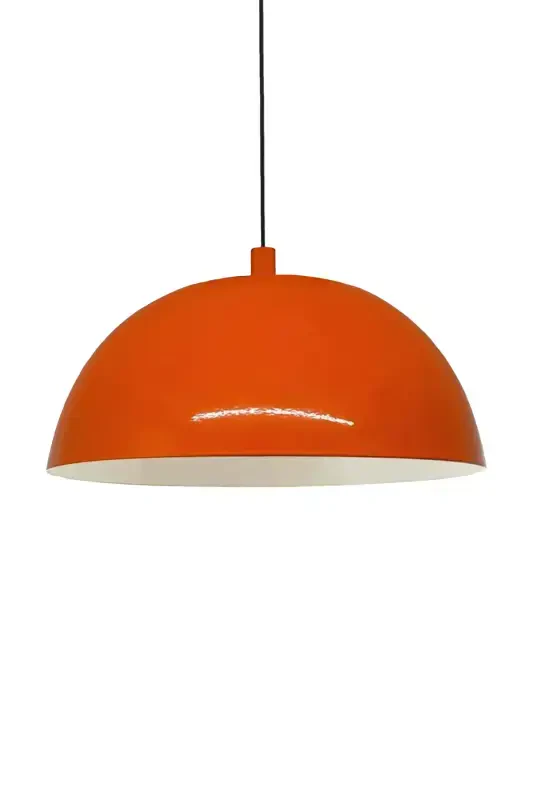 Lipeo Shiny Orange Chandelier Single Pendant Living Room Kitchen Hairdresser Cafe Lamp Decorative Lighting Pastry Shop-Shiny Orange - 5
