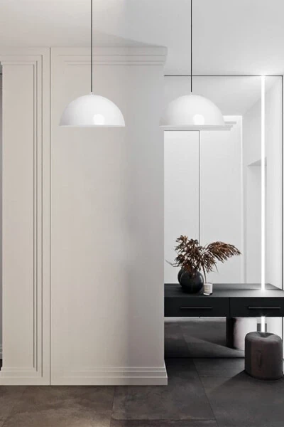 Lipeo White Chandelier Single Pendant Living Room Kitchen Hairdresser Cafe Lamp Decorative Lighting Bakery - 8