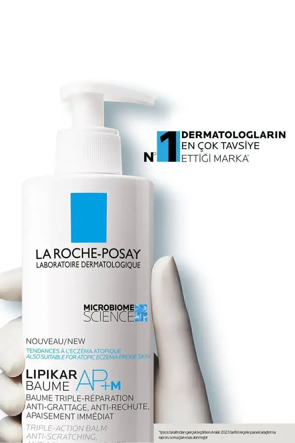 Lipikar Baume Balsam Losyon Ap+m Atopiyaga Moyil Bo'lgan Teri Uchun 400 Ml x 2 - 5