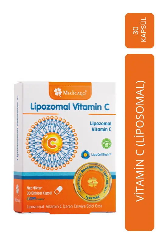 Lipozomal Vitamin C 30 Kapsül - MEDICAGO