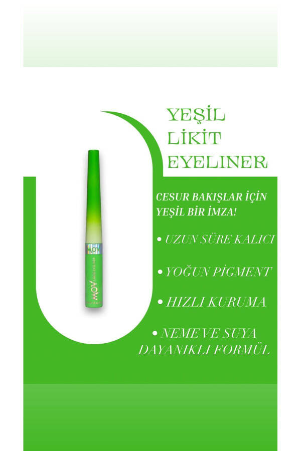Liquid Eyeliner Green 3.5 gr - 1