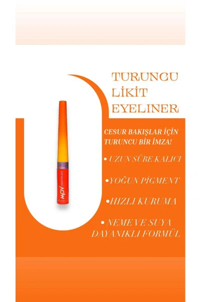 Liquid Eyeliner Orange 3.5 gr - MOV