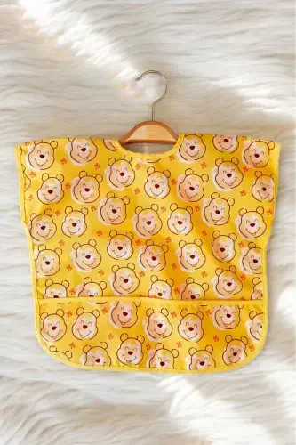 Liquid Proof Sleeveless 6-24 Months 2 Pack Activity & Feeding Bib (COLOUR-BEAR) - 3